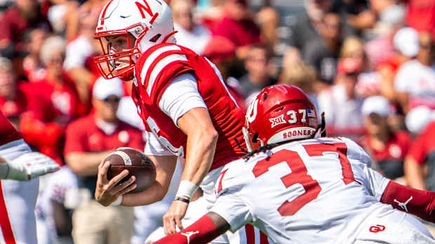 Chubba Purdy run 2022 Nebraska vs Oklahoma football USATSI_19064266